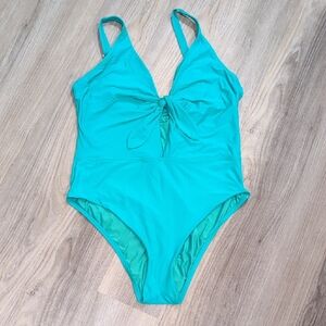 Women's Green Teal One Piece Swimsuit No Tags